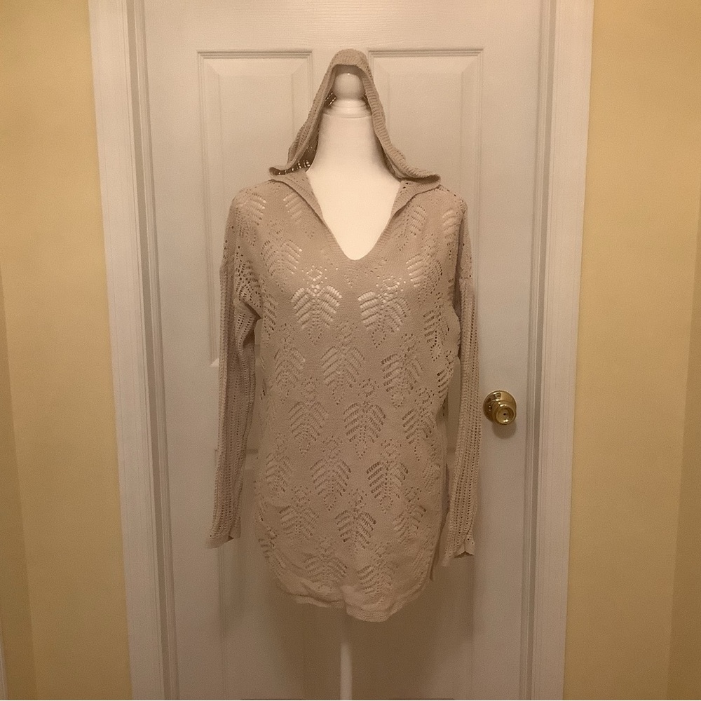 J.Jill Pointelle Hoodie Sweater